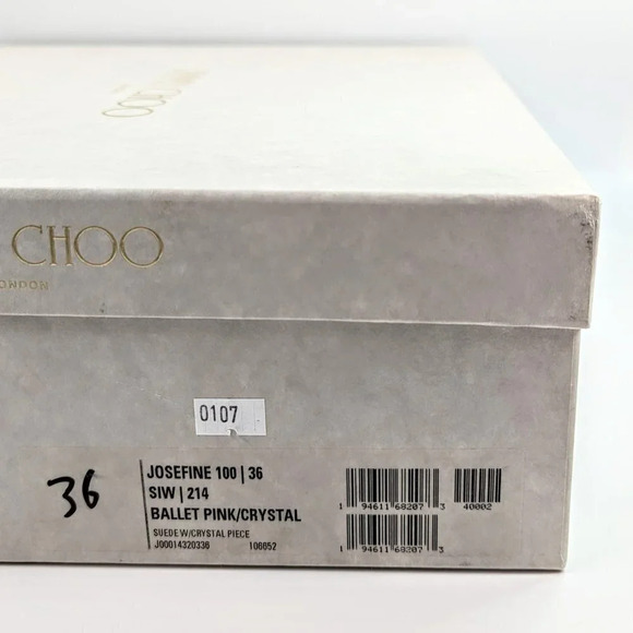 Jimmy Choo Women's Josefine 100 Crystal Heel Sandal Size 36 MSRP $2,195 **READ** - Picture 12 of 12